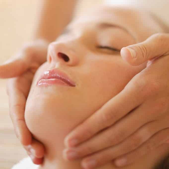 massage visage Oxygénant