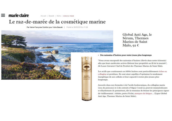 Read more about the article marie claire: the tidal wave of sea cosmetics
