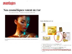 Read more about the article avantages: golden cosmetics