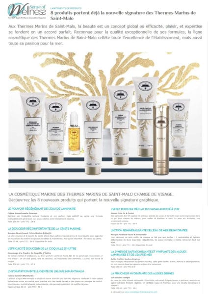 Read more about the article Sense of wellness: Thermes Marins de Saint-Malo launch its new graphic signature with 8 beauty products