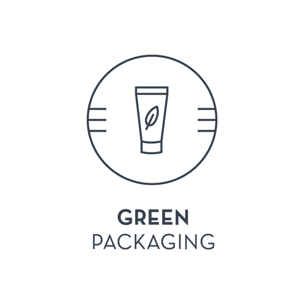 green packaging cosmetics