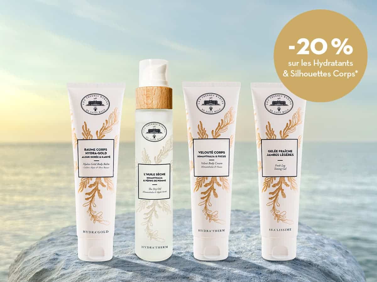 Hydratants et silhouettes corps à -20%