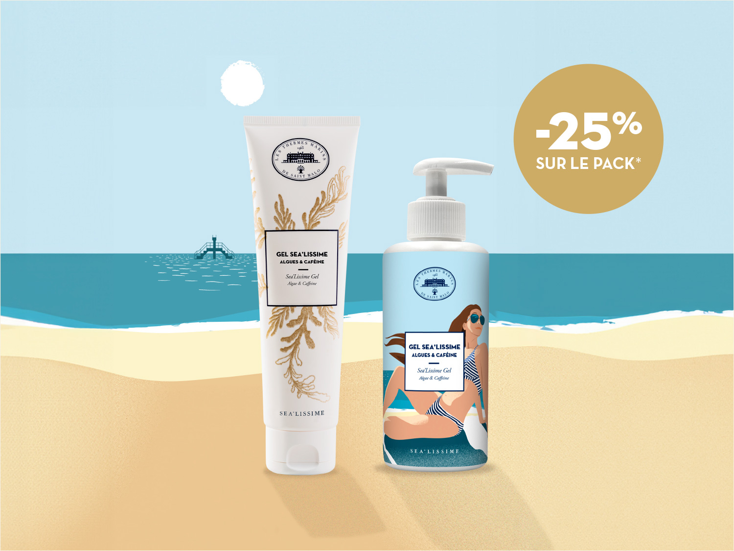 Pack gel sea Lissime -25%