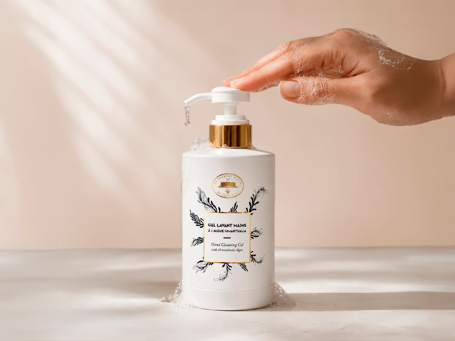 Gel lavant mains cosmétique bretagne